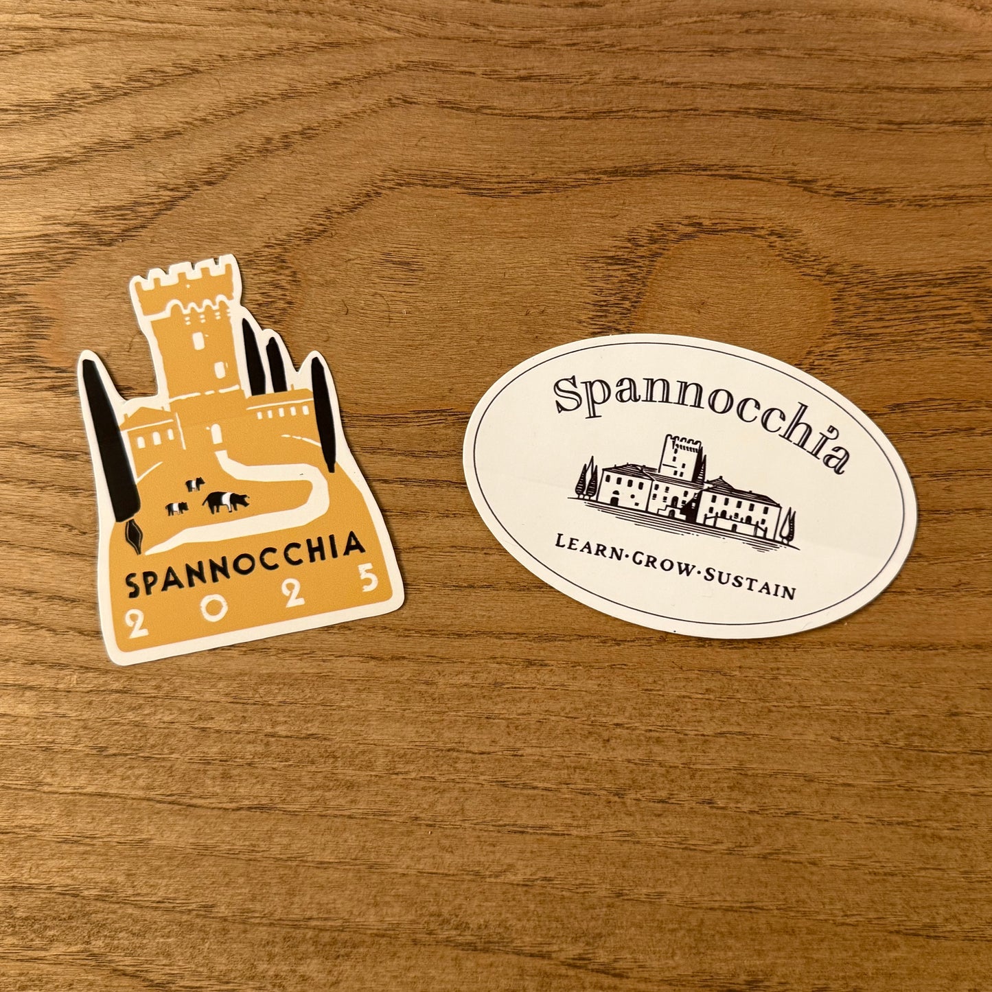 Spannocchia Logo Stickers