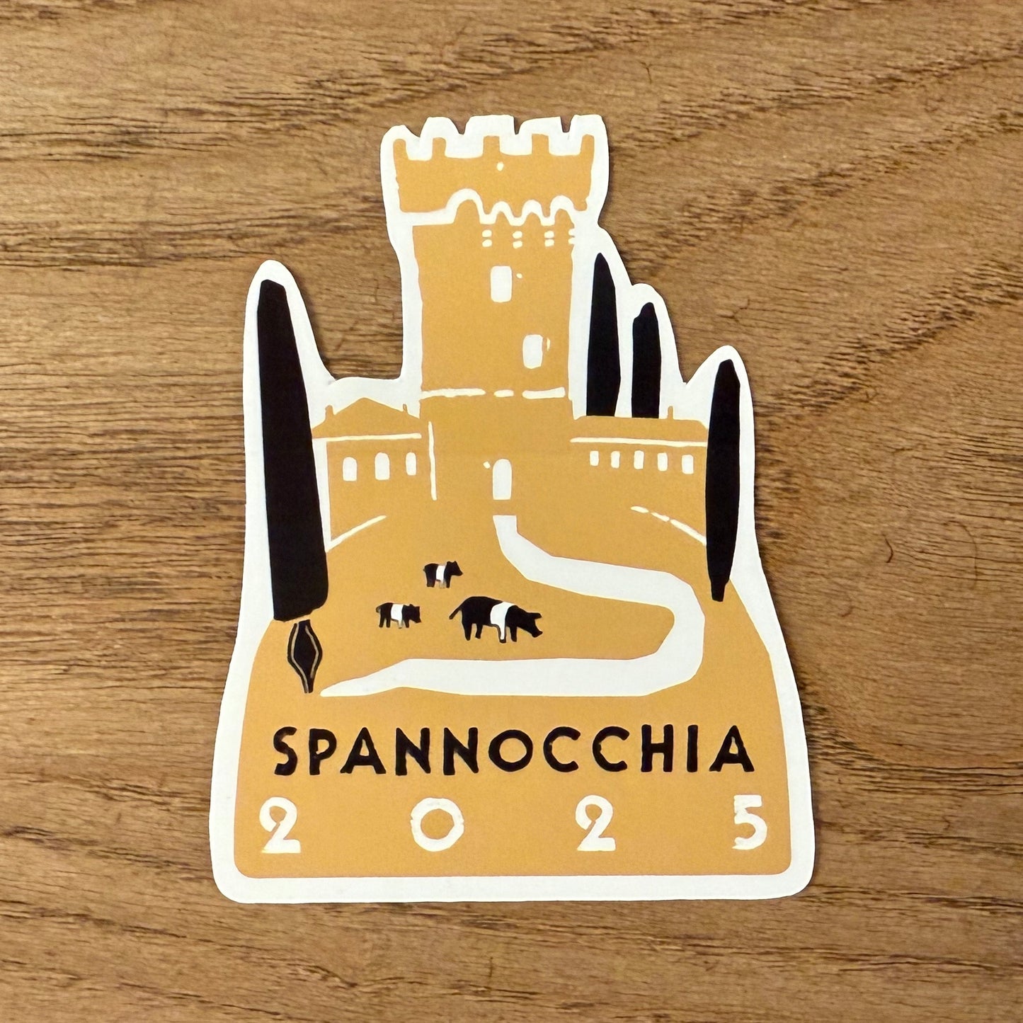 Spannocchia Logo Stickers